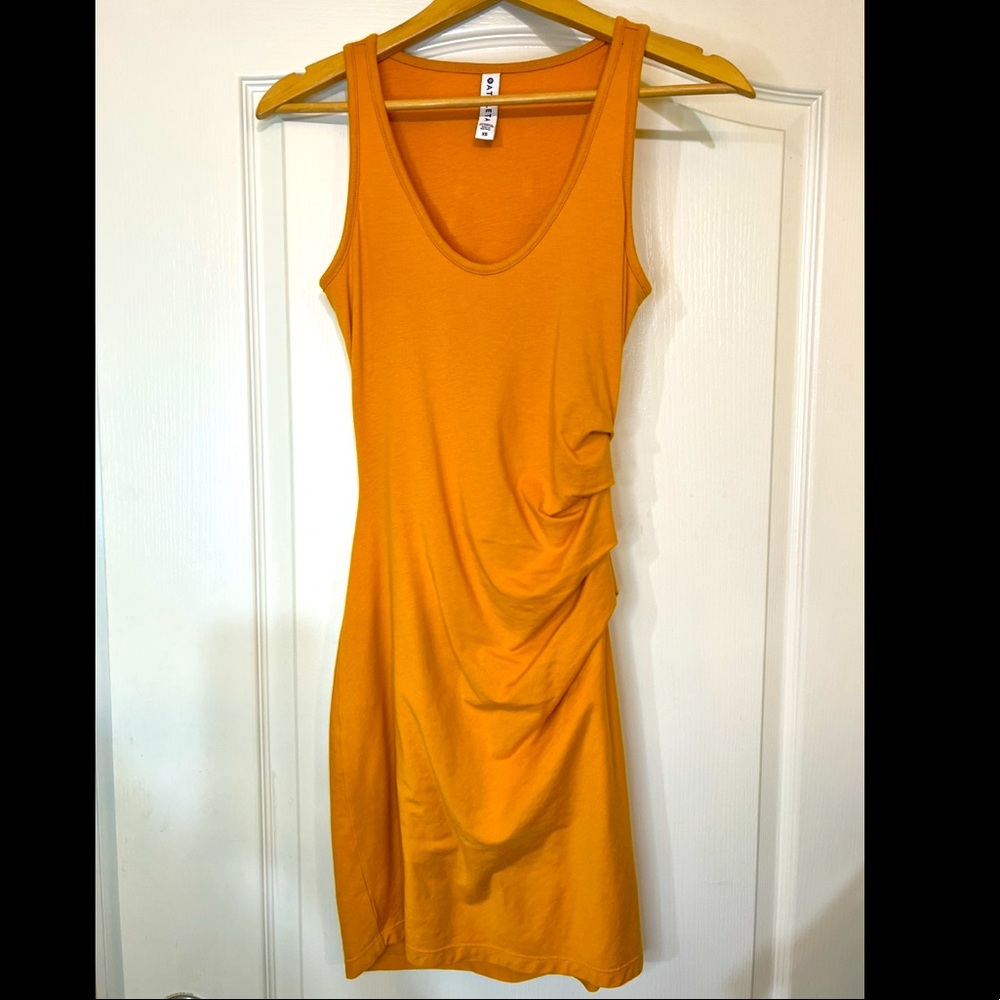 Athleta Yellow T-shirt Dress size XS tee shirt dress